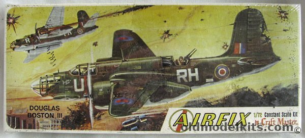 Airfix 1/72 Boston Bomber A-20 Craftmaster Issue, 1401-100 plastic model kit